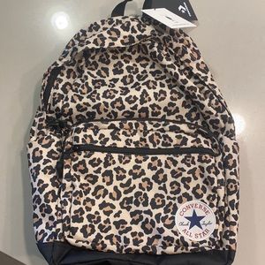 New Converse Leopard print backpack